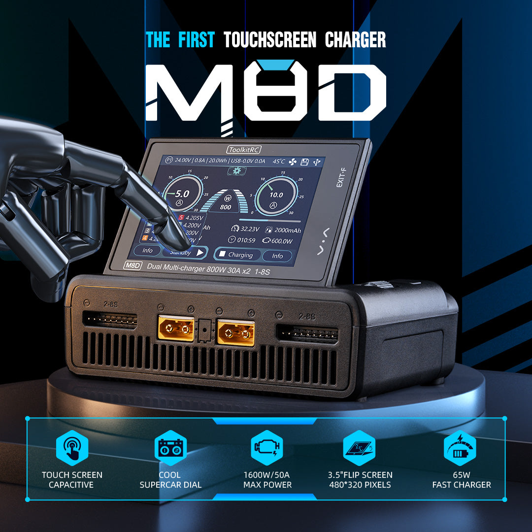 ToolkitRC M8D Dual Channel Charger