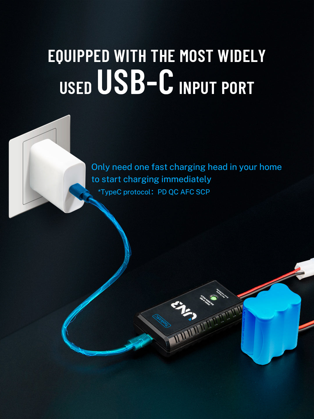 ToolkitRC UN3 USB-C NiMH Charger